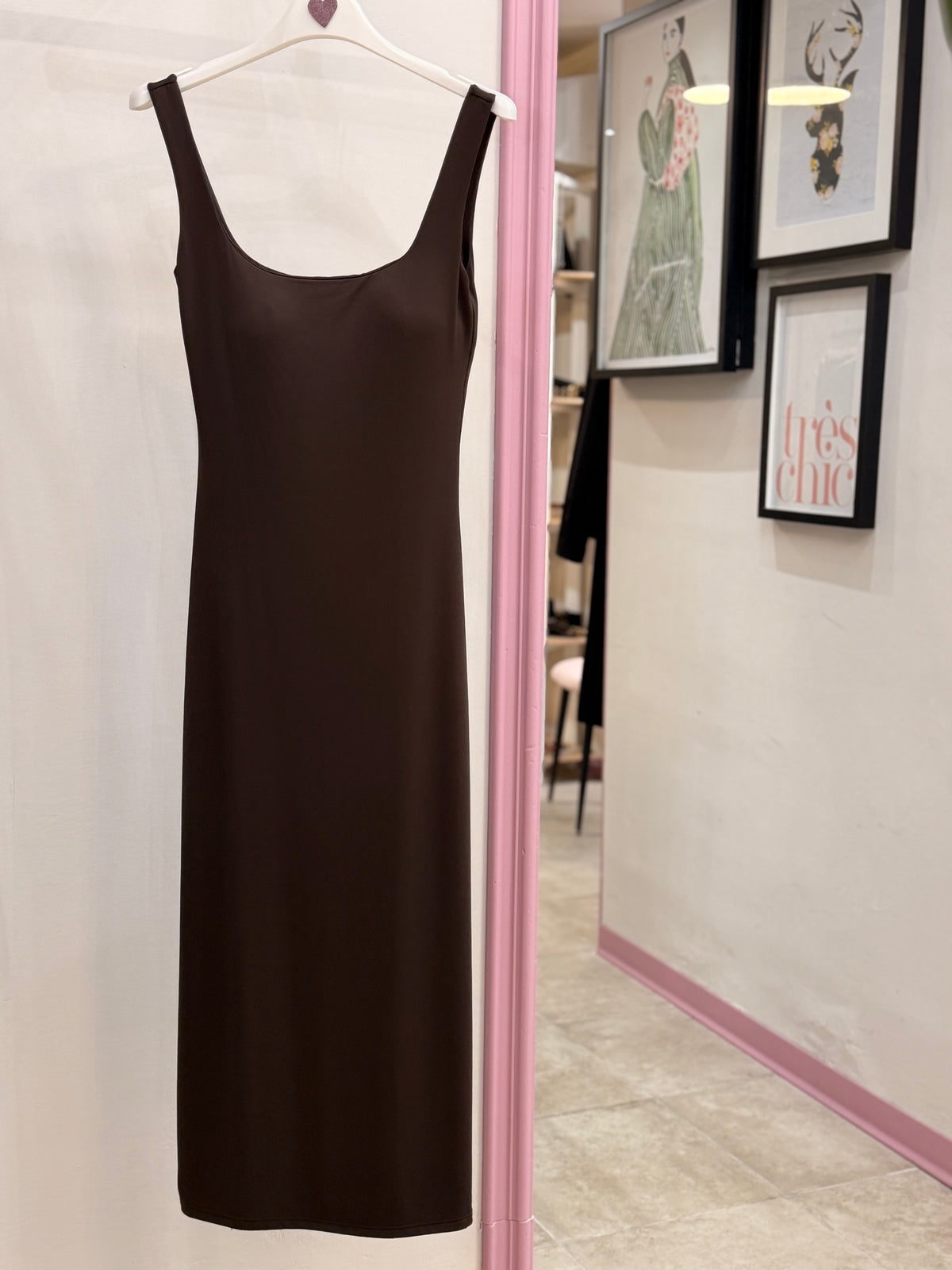 Abito donna midi smanicato