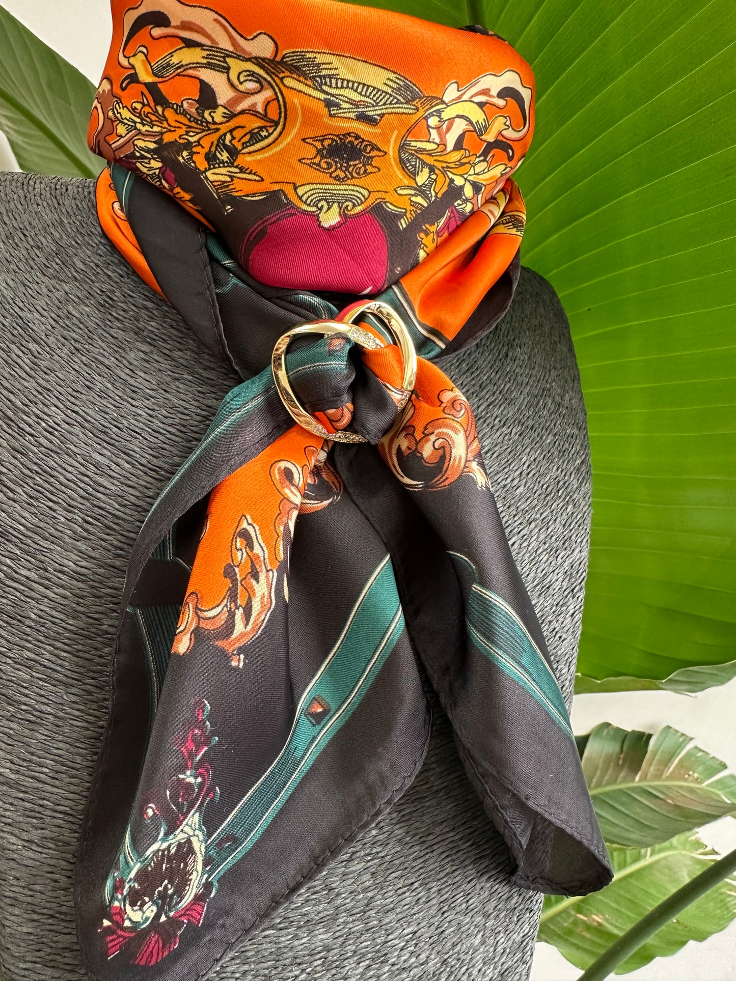 Anello foulard Cuore