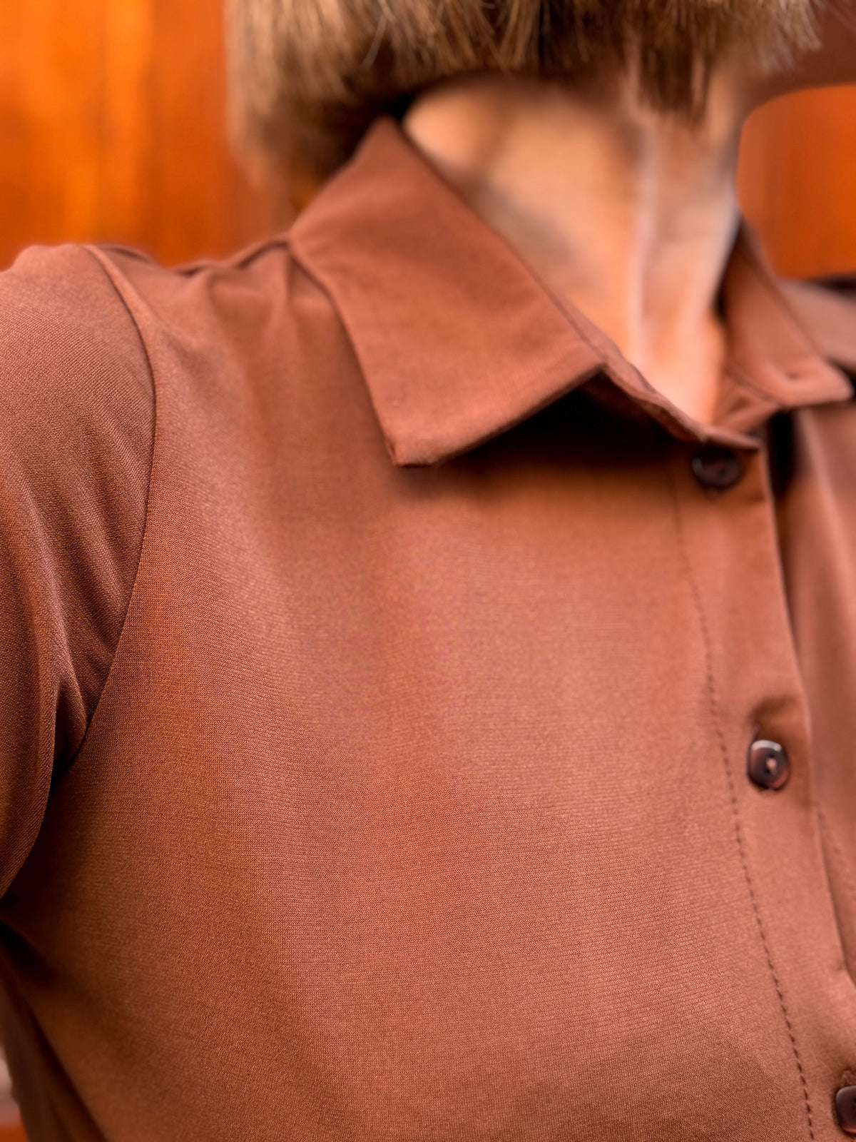 Dettaglio Camicia donna elasticizzata