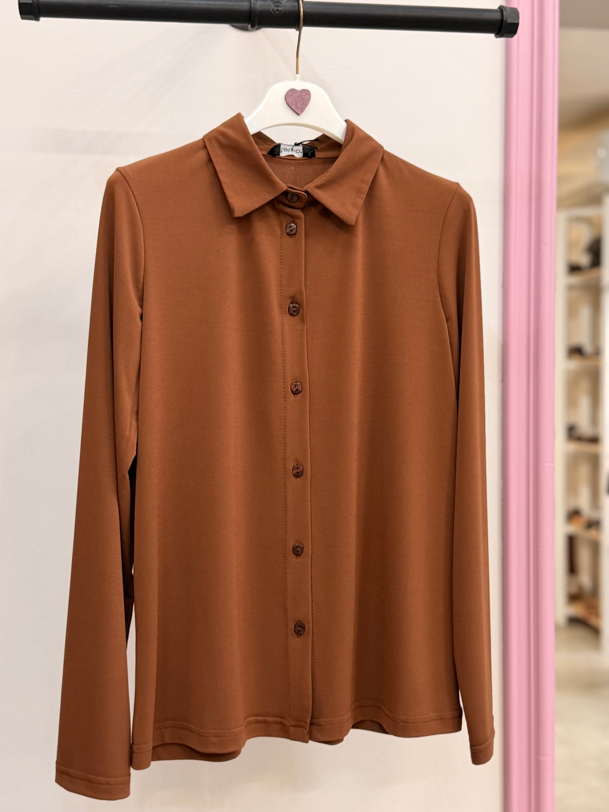 Camicia donna elasticizzata