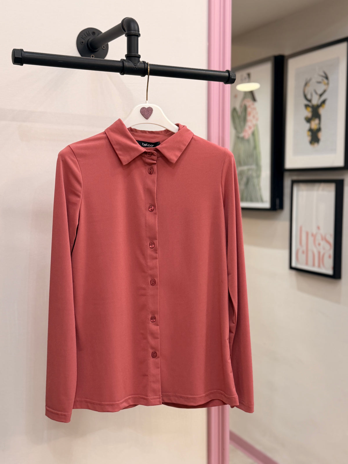 Camicia donna elasticizzata
